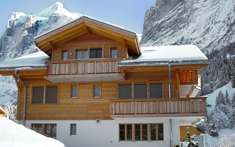 Chalet Pfingsteggblick: Himmel, Schnee, Eigentum, Berg, Fenster, Gebäude, Baum, Steigung, Haus, Terrain