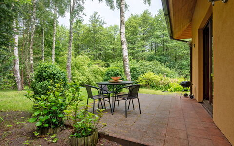 Borowikowa: Grün, Möbel, Garten, Gartenmöbel, Stuhl, Tisch Im Freien, Schatten, Ground, Hinterhof, Flagstone
