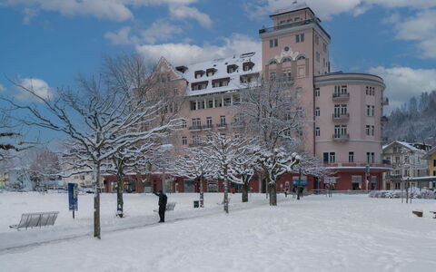 Interlaken 400: Schnee, Daytime, Winter, Gebäude, Fenster, Ast, Einfrieren, Zweig