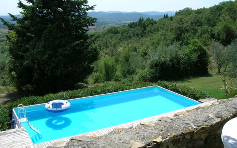 Casa Rossa: Wasser, Pflanze, Himmel, Natur, Schwimmbad, Rechteck, Baum, Gras, Schatten, Freizeit