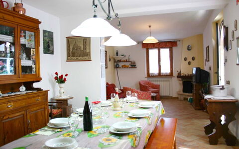 Podere San Bono: Zimmer, Eigentum, Gebäude, Esszimmer, Möbel, Interior Design, Haus, Grundeigentum, Zuhause, Tabelle