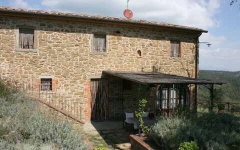 Podere della Crocchia: Pflanze, Wolke, Himmel, Gebäude, Eigentum, Fenster, Grundstueck, Haus, Hütte, Ländliches Gebiet