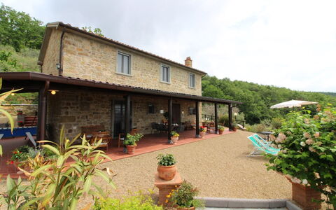 Agriturismo Ca di Vestro: Pflanze, Himmel, Gebäude, Wolke, Fenster, Blume, Blumentopf, Hütte, Grundstueck, Baum