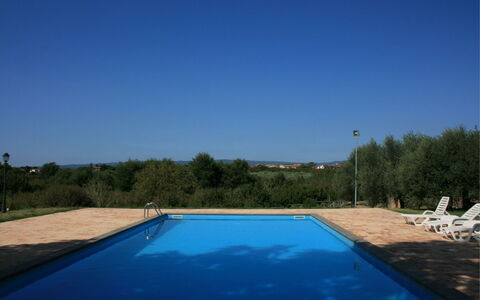 Villa Iris: Wasser, Himmel, Wasservorräte, Azurblau, Schwimmbad, Schatten, Rechteck, Grundstueck, Holz, Wohngebiet