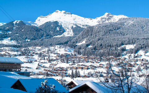 Grindelwald 253: Himmel, Berg, Schnee, Blau, Welt, Natur, Natürliche Landschaft, Azurblau, Gebäude, Steigung