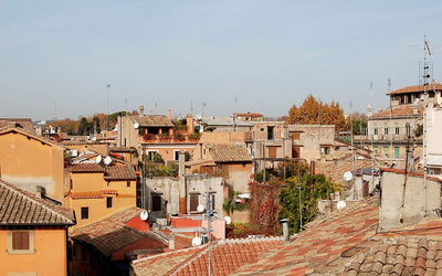 Rome: Historical City Center 771: Nachbarschaft, \Stadt, Dach, Stadtgebiet, Wohngebiet, Menschliche Siedlung, Stadt, Gebäude, Dorf, Vorort