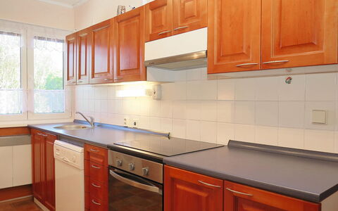 Olešná: Countertop, Cabinetry, Küche, Zimmer, Eigentum, Möbel, Schrank, Gebäude, Interior Design, Holzbeize