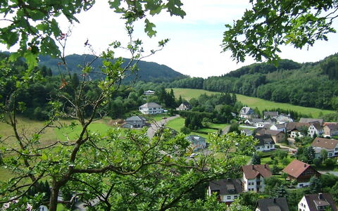 Antweiler 100: Himmel, Pflanze, Wolke, Pflanzengemeinschaft, Berg, Natürliche Landschaft, Baum, Gebäude, Grundstueck, Gras