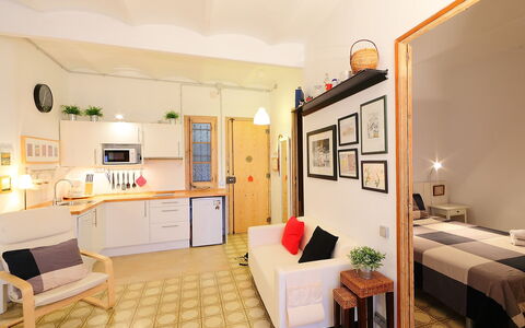 Eixample Dret Valencia Cartagena: Zimmer, Eigentum, Möbel, Interior Design, Gebäude, Haus, Suite, Schlafzimmer, Wohnzimmer, Grundeigentum