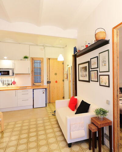 Eixample Dret Valencia Cartagena: Zimmer, Eigentum, Möbel, Interior Design, Gebäude, Haus, Suite, Schlafzimmer, Wohnzimmer, Grundeigentum