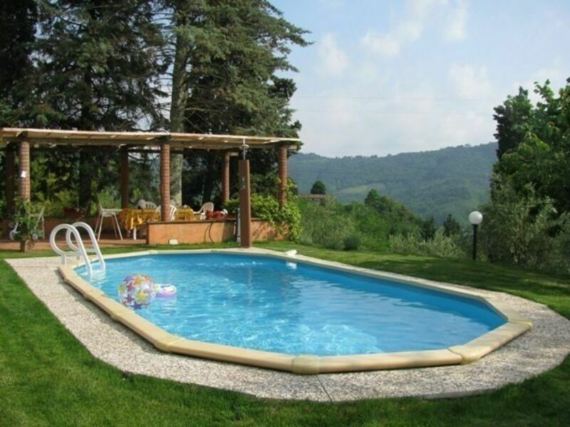 swimming pool and gazebo