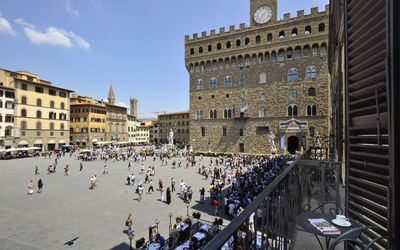 Piazza della Signoria - Florenz, Toskana, Italien - Vista Su Piazza Della Signoria