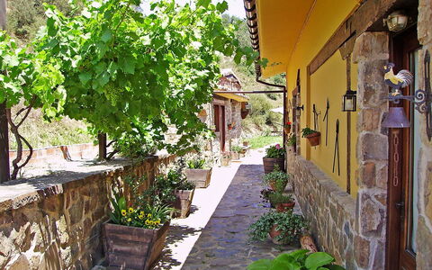 Potes Viñon: Eigentum, \Stadt, Gasse, Haus, Gebäude, Strasse, Hof, Grundeigentum, Infrastruktur, Die Architektur