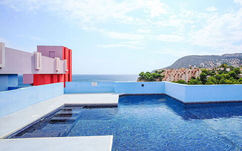 Calpe Calp 914: Blau, Wohnung, Urban Design, Balkon, Schwimmbad, Hotel, Resort, Penthouse