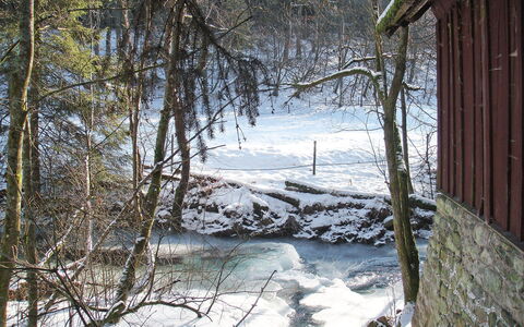 Altes Forsthaus Sösetal: Schnee, Winter, Baum, Wasser, Natürliche Landschaft, Natürlichen Umgebung, Einfrieren, Naturschutzgebiet, Eis, Wald