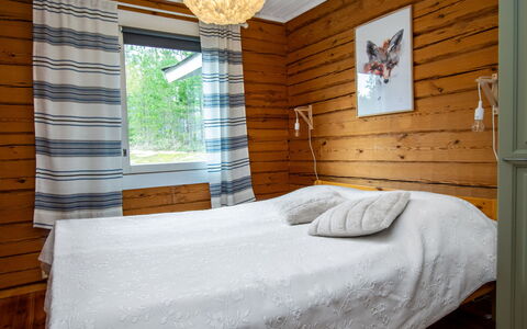 Kalliokoto: Holz, Hütte, Blockhaus, Wald, Schuppen, Gartenbauten, Lärche, Wald, Holzbeize