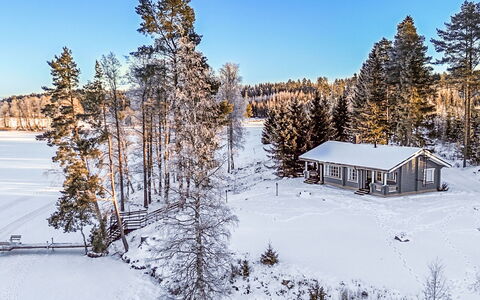Iltarusko: Schnee, Winter, Baum, Ast, Holz, Haus, Zuhause, Hütte, Dach, Landschaft