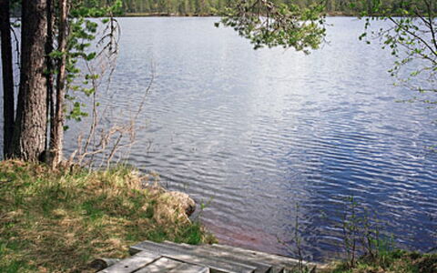 Mustikkainen: Zuhause, Hütte, Dach, Estate, Schatten, Bauernhaus, Rasen, Landscaping, Garten, Garten