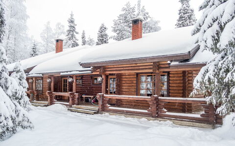Varilan Lomamajat Nr2: Schnee, Holz, Winter, Hütte, Einfrieren, Blockhaus, Lärche