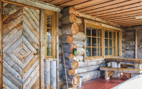 Seitsemän Savua 6: Holz, Hütte, Blockhaus, Wald, Schuppen, Gartenbauten, Lärche, Wald, Holzbeize