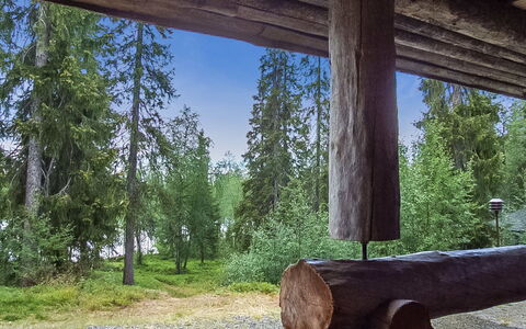 Seitsemän Savua 6: Holz, Hütte, Blockhaus, Wald, Schuppen, Gartenbauten, Lärche, Wald, Holzbeize