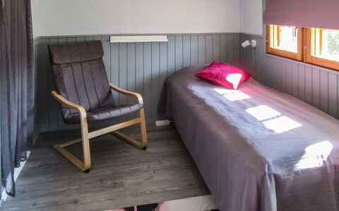 Kelokivakka D19: Flooring, Fussboden, Möbel, Holz, Interior Design, Schlafzimmer, Decke, Bett, Zimmer, Beleuchtung