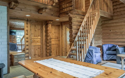 Kieppi a: Holz, Hütte, Blockhaus, Wald, Schuppen, Gartenbauten, Lärche, Wald, Holzbeize