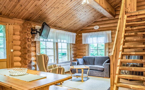 Kieppi B: Holz, Decke, Hütte, Zuhause, Möbel, Interior Design, Blockhaus, Zimmer, Hartholz, Holzbeize