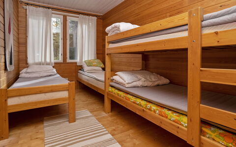 Rintelä 3A: Holz, Hütte, Blockhaus, Wald, Schuppen, Gartenbauten, Lärche, Wald, Holzbeize