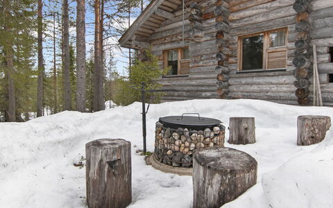 Rukaveska 4B: Holz, Winter, Hütte, Einfrieren, Blockhaus, Schnee, Hartholz, Natürliches Material, Planke, Holz