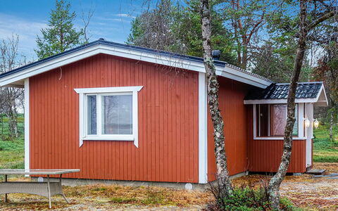 Mellaniemi: Holz, Hütte, Blockhaus, Wald, Schuppen, Gartenbauten, Lärche, Wald, Holzbeize