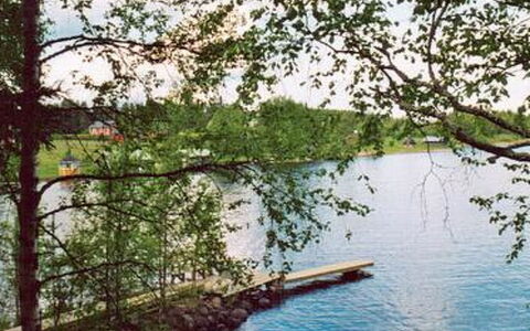 Raanumökki 4: Holz, Hütte, Blockhaus, Wald, Schuppen, Gartenbauten, Lärche, Wald, Holzbeize