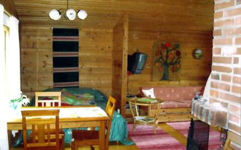 Raanumökki 4: Holz, Hütte, Blockhaus, Wald, Schuppen, Gartenbauten, Lärche, Wald, Holzbeize