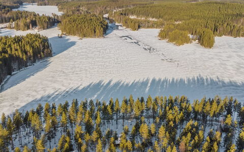 Aittoniemi Ii: Holz, Schnee, Winter, Hütte, Einfrieren, Zuhause, Blockhaus, Lärche, Abstellgleis