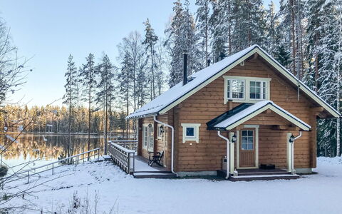 Inkeri: Holz, Schnee, Winter, Hütte, Einfrieren, Zuhause, Blockhaus, Lärche, Abstellgleis