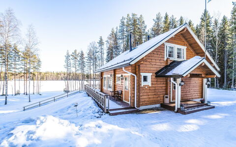 Inkeri: Holz, Schnee, Winter, Hütte, Einfrieren, Zuhause, Blockhaus, Lärche, Abstellgleis