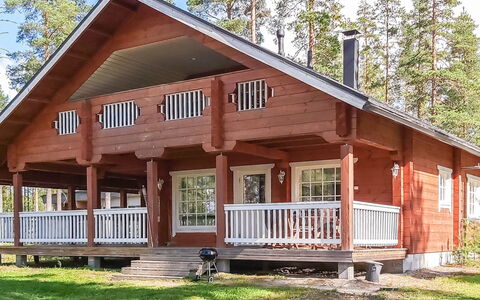 Graniitti 3: Holz, Hütte, Blockhaus, Wald, Schuppen, Gartenbauten, Lärche, Wald, Holzbeize