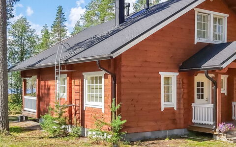Graniitti 3: Holz, Hütte, Blockhaus, Wald, Schuppen, Gartenbauten, Lärche, Wald, Holzbeize