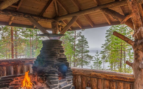 Huljakka: Holz, Schnee, Winter, Hütte, Einfrieren, Zuhause, Blockhaus, Lärche, Abstellgleis