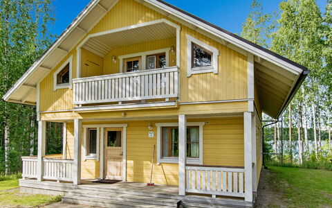 Sammallehto: Holz, Hütte, Blockhaus, Wald, Schuppen, Gartenbauten, Lärche, Wald, Holzbeize