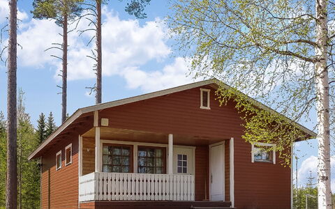 Kuusirinne: Holz, Hütte, Blockhaus, Wald, Schuppen, Gartenbauten, Lärche, Wald, Holzbeize