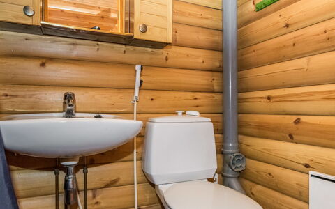 2235: Holz, Hütte, Blockhaus, Wald, Schuppen, Gartenbauten, Lärche, Wald, Holzbeize