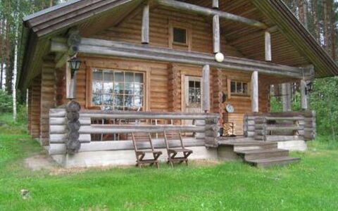 5816: Holz, Hütte, Blockhaus, Gartenbauten, Hartholz, Abstellgleis, Veranda, Schuppen, Holzbeize, Garten