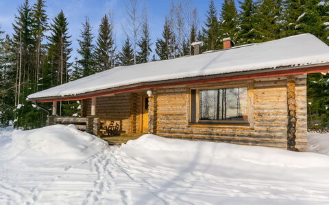 Hevonkuusi: Holz, Hütte, Schnee, Winter, Haus, Blockhaus, Dach, Einfrieren, Zuhause, Lärche