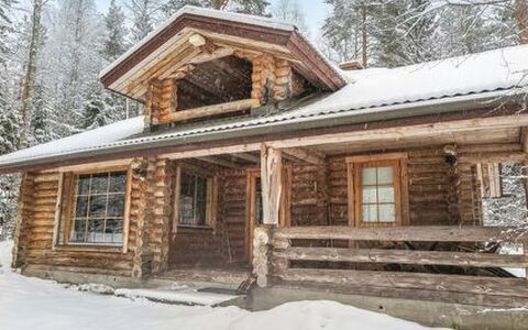 Hepolehto: Holz, Hütte, Blockhaus, Wald, Schuppen, Gartenbauten, Lärche, Wald, Holzbeize