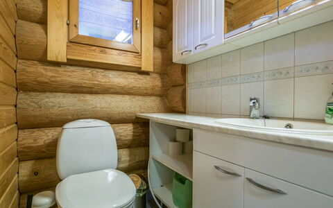 Aurinkoranta: Holz, Hütte, Blockhaus, Wald, Schuppen, Gartenbauten, Lärche, Wald, Holzbeize