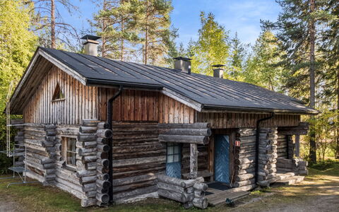 Vuokatinportti A7 Susiportti: Holz, Schnee, Winter, Hütte, Einfrieren, Zuhause, Blockhaus, Lärche, Abstellgleis