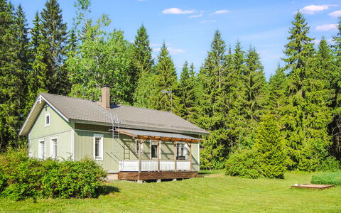 Kaisla: Holz, Hütte, Blockhaus, Wald, Schuppen, Gartenbauten, Lärche, Wald, Holzbeize