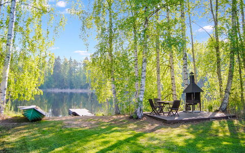 Kaisla: Holz, Hütte, Blockhaus, Wald, Schuppen, Gartenbauten, Lärche, Wald, Holzbeize