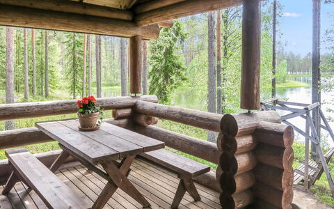 Karpalo: Wasserweg, Bank, Wasserlauf, See, Hütte, Wald, Kanal, Reservoir, Blockhaus